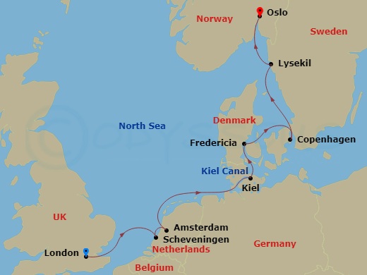 7-Night Western Europe & The Kiel Canal Cruise