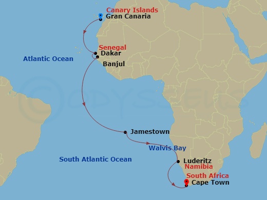 18-Night Western Africa Voyage