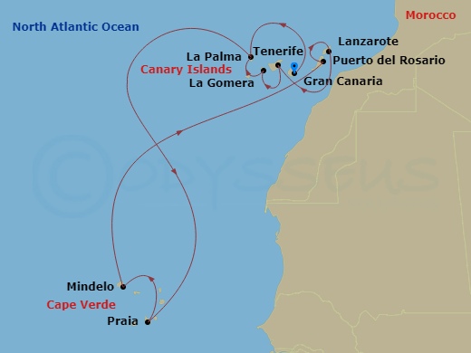 12-night Canary Islands & Cape Verde Cruise