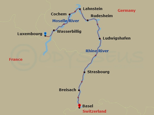 7-night Rhine and Moselle Splendors Cruise