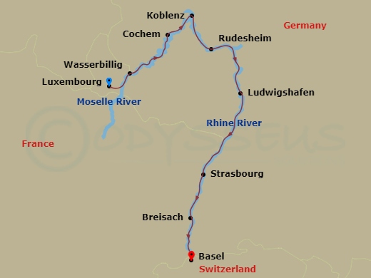 7-night Rhine & Moselle Splendors Cruise