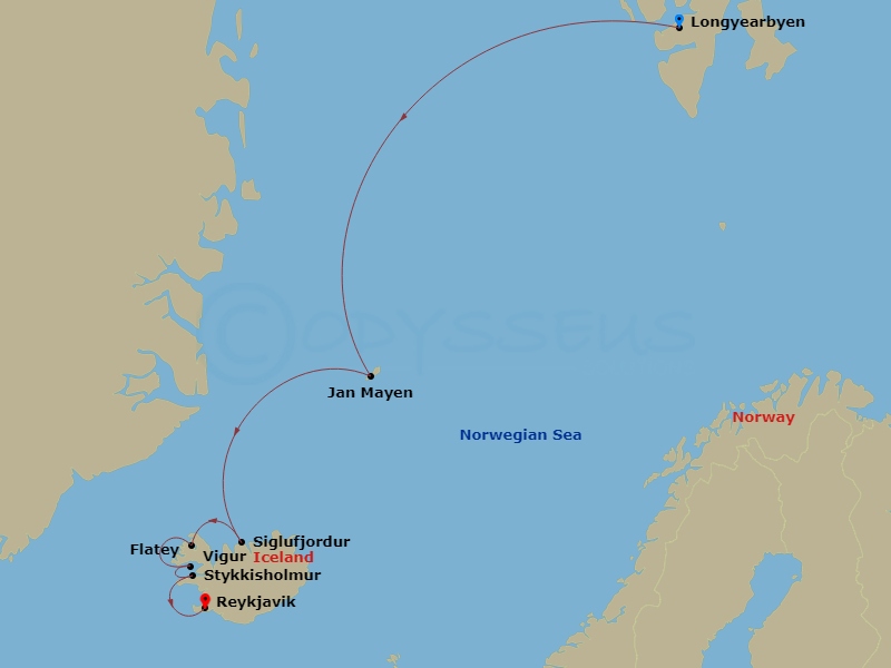 12-night Iceland and Norway Arctic Cruise