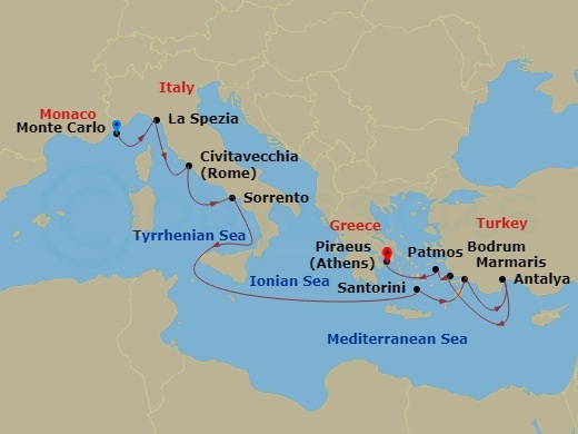 10-night Azure Mediterranean Voyage