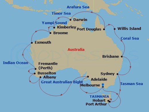 29-night Round Australia Cruise