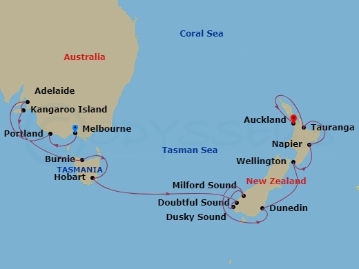 14-night Australia & New Zealand: Wellington & Auckland Cruise