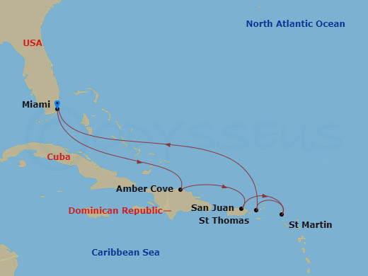 8-Day Exotic Eastern Caribbean Cruise