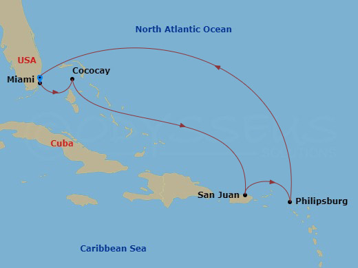 7-night Eastern Caribbean & Perfect Day Cruise
