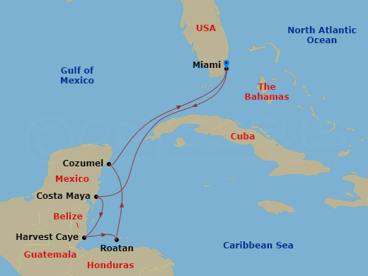 7-night Secret Shores and Cultural Gems Cruise – Miami to Miami