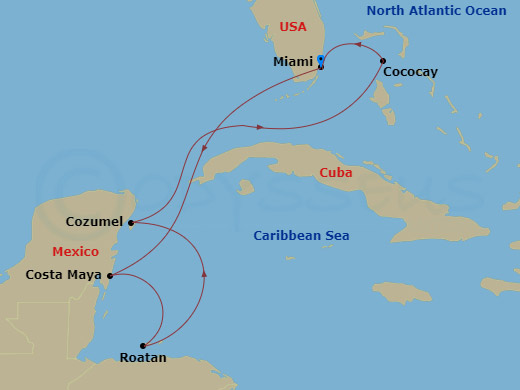 7-night Western Caribbean & Perfect Day Cruise