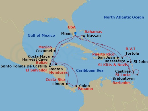 23-night Collectors Caribbean Voyage