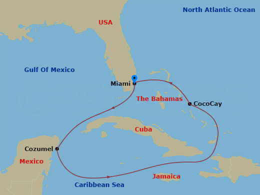 5-night Western Caribbean & Perfect Day Cruise