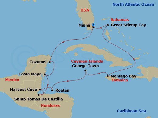 12-night Western Caribbean Voyage