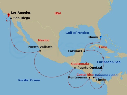 18-night Panama Canal Cruise