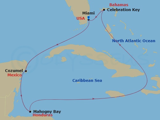 7-night Exotic Western Caribbean Cruise