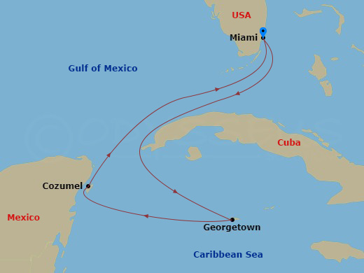 7-night Cozumel, Grand Cayman & Bimini Cruise