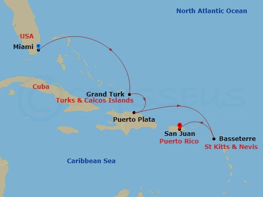 6-night One-Way San Juan Sojourn Cruise