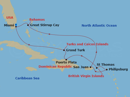 9-night Eastern Caribbean: Dominican Republic & St. Thomas Cruise