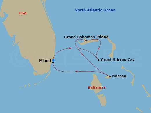 4-night Bahamas: Great Stirrup Cay & Nassau Cruise