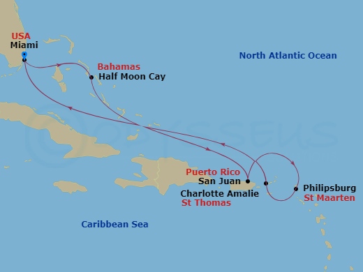 8-night Eastern Caribbean Cruise