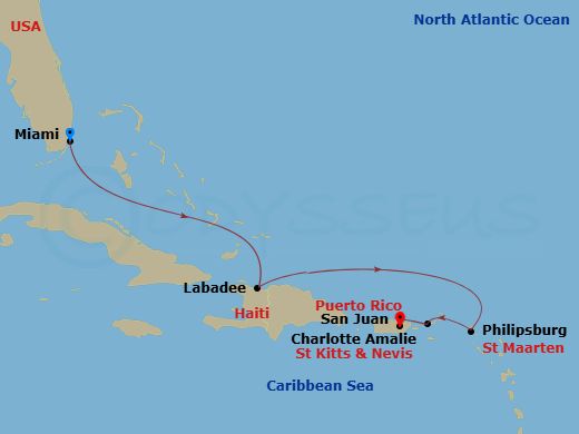 6-night Eastern Caribbean Cruise