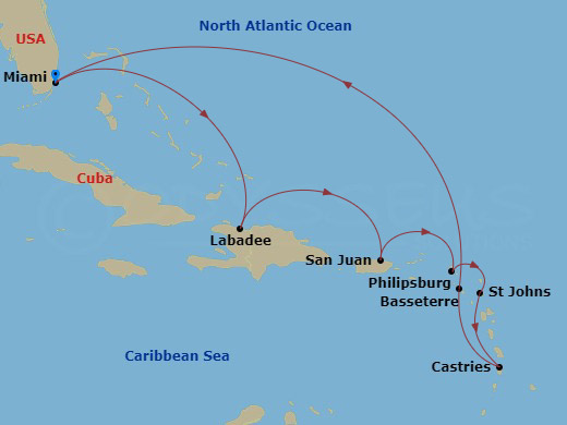 10-night Southern Caribbean Cruise