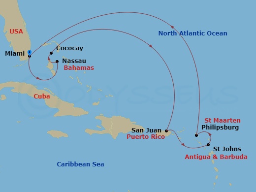 9-night Eastern Caribbean & Perfect Holiday Cruise