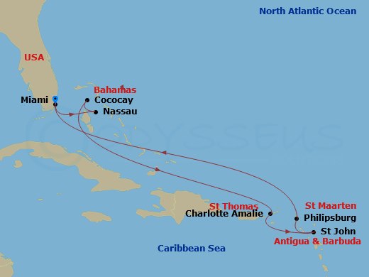 9-night Eastern Caribbean & Perfect Holiday Cruise