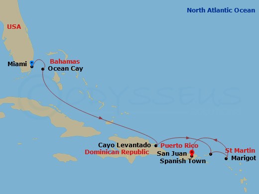 7-night A Journey from Miami to San Juan Cruise