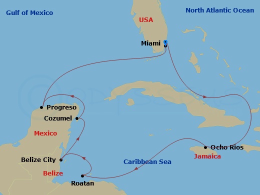 10-night A Journey from Miami to Miami Cruise