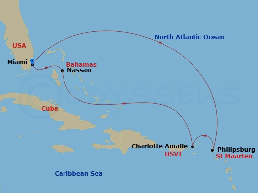 7-night Eastern Caribbean Cruise