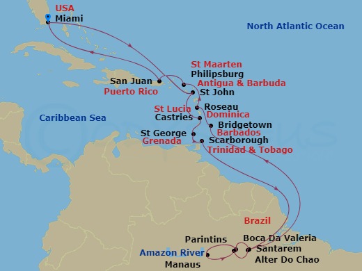 25-night Call Of The Amazon Voyage