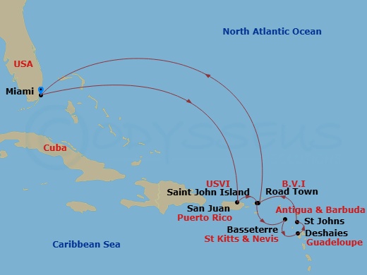 11-night Eastern Caribbean Cruise