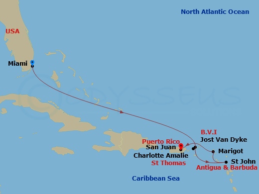 7-night A Journey from Miami to San Juan Cruise