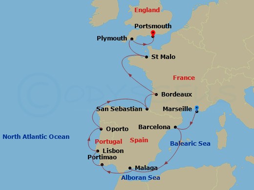 16-night Europe & Mediterrean Cruise