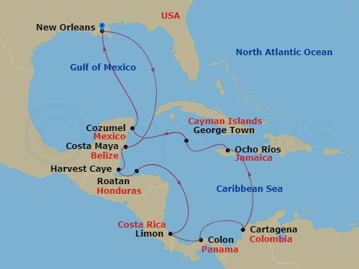 14-night Western Caribbean Cruise