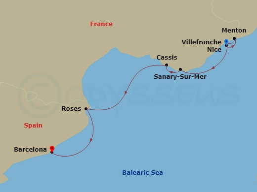 7-Night Western Mediterranean Delight Cruise