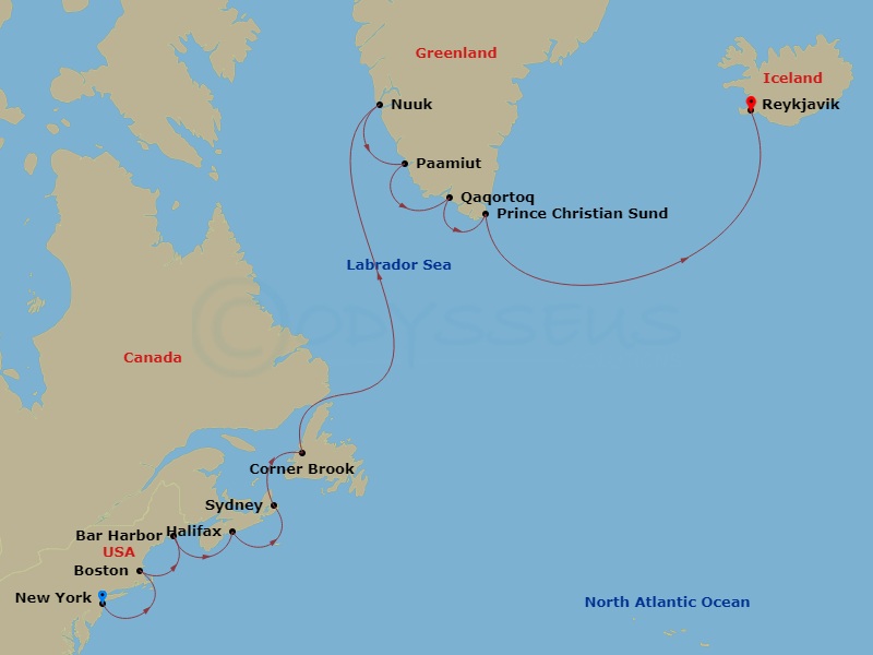 14-night North Atlantic Reverie Voyage