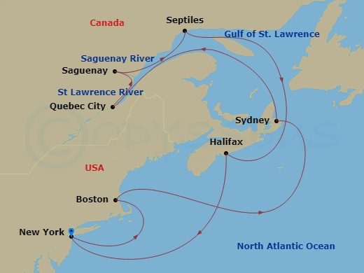 14-night Canada/New England Cruise
