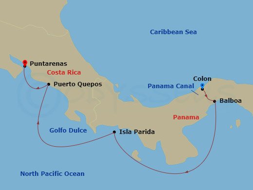 7-night Costa Rica & Panama Canal