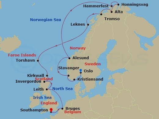 18-night Eternal Scandinavia Voyage