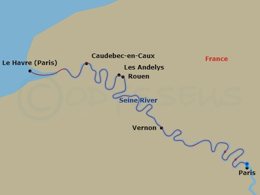 7-night Paris & Normandy Cruise 