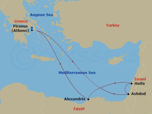 10-night Israel & Egypt Cruise