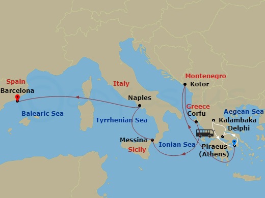10-night Best Of Greece Cruisetour #5A