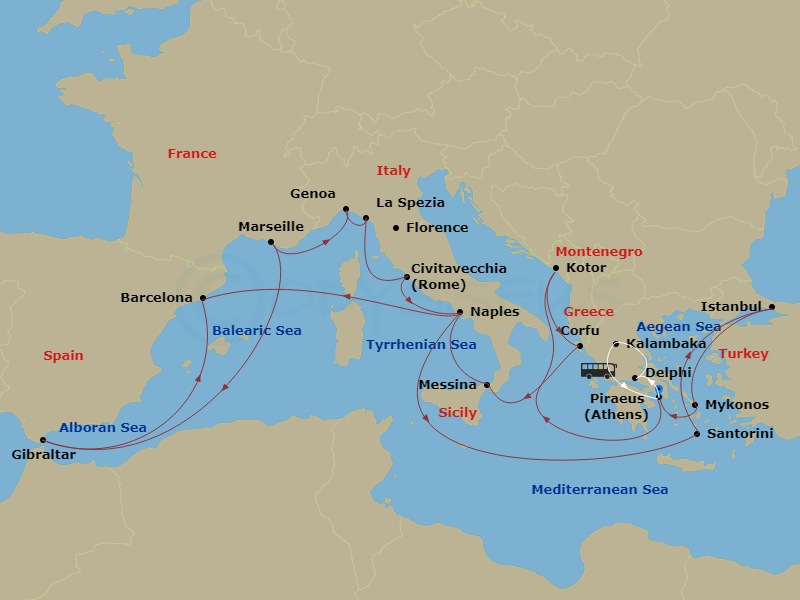 24-night Best Of Greece Cruisetour #5C