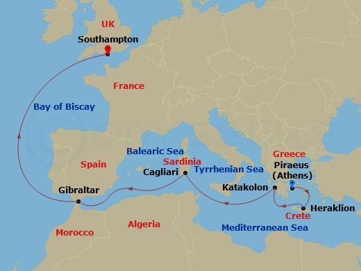 10-night Mediterranean Cruise