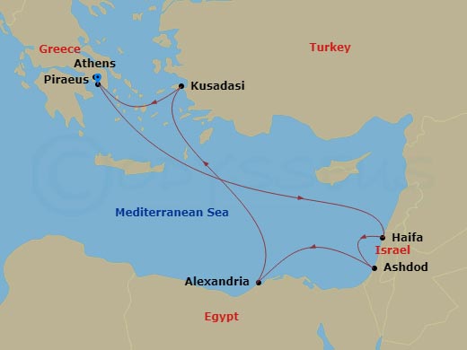 11-night Israel & Egypt Cruise