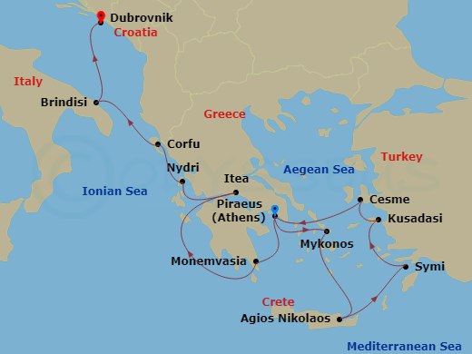 14-night Treasures Of The Greek Isles & Ephesus Cruise