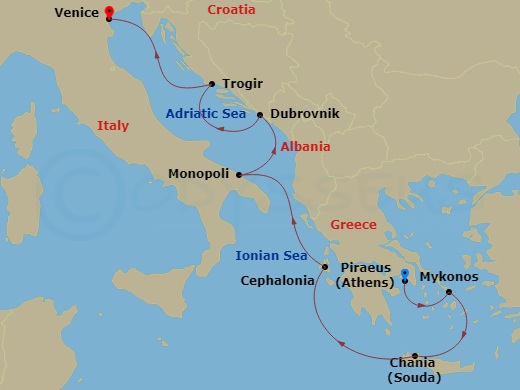 8-night Adriatic Cruise