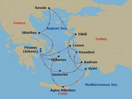 14-night Aegean Treasures & Ephesus Cruise