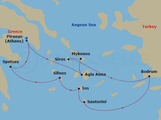 7-Night Greek Odyssey Cruise